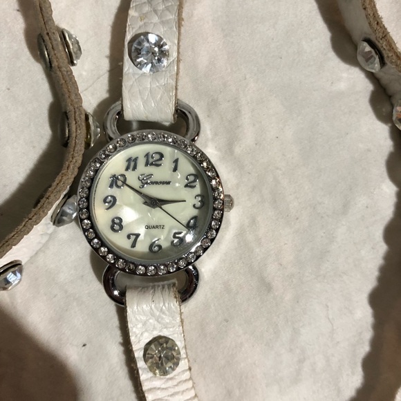 Geneva Rhinestone Wrap Watch - Picture 2 of 3